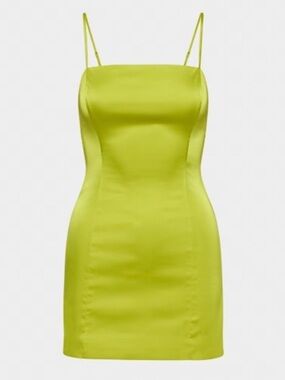 NWT Aritzia Lime Green Mini Dress